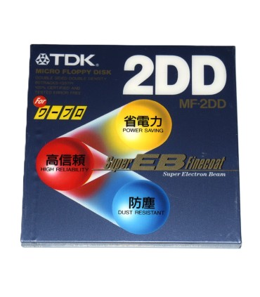 Disquete 3 1/2 DD TDK MF-2DD Super EB