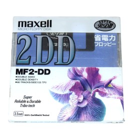 Disquete 3 1/2 DD Maxell MF2-DD Super RDII azul