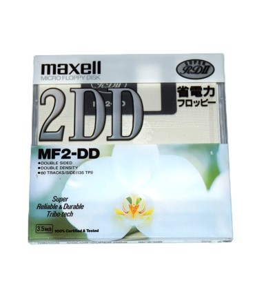 Disquete 3 1/2 DD Maxell MF2-DD Super RDII blanco