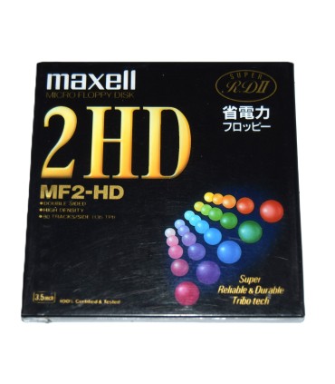 Disquete 3 1/2 HD Maxell MF2-HD Super RDII