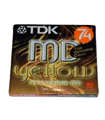 Minidisc 74 minutos TDK Yellow