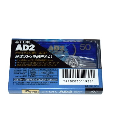 Cinta de Cassette vírgen TDK AD2 50min