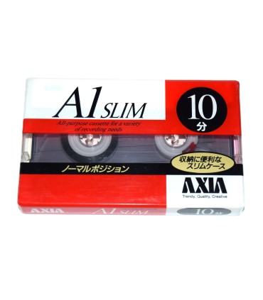 Cinta de Cassette vírgen Axia A1 Slim 10min