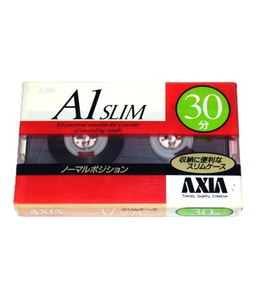 Cinta de Cassette vírgen Axia A1 Slim 30min