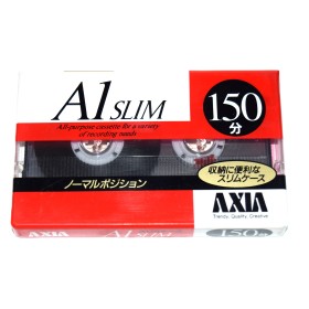Cinta de Cassette vírgen Axia A1 Slim 150min