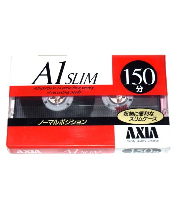 Cinta de Cassette vírgen Axia A1 Slim 150min