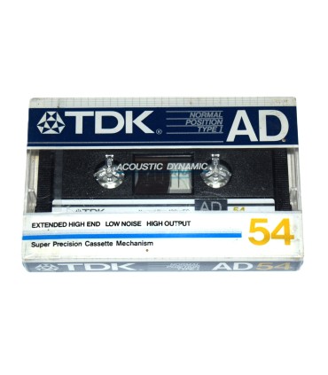 Cinta de Cassette vírgen TDK AD54 54min