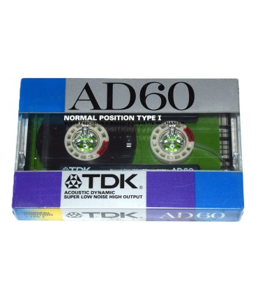 Cinta de Cassette vírgen TDK AD60 60min