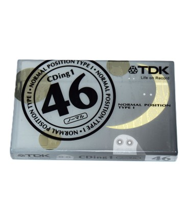 Cinta de Cassette vírgen TDK CDing 1 46min