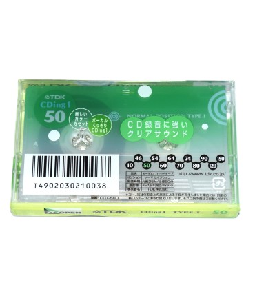 Cinta de Cassette vírgen TDK CDing 1 50min