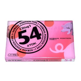 Cinta de Cassette vírgen TDK CDing 1 54min