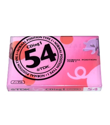 Cinta de Cassette vírgen TDK CDing 1 54min