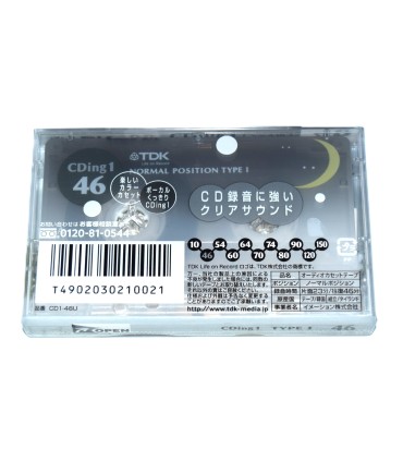 Cinta de Cassette vírgen TDK CDing 1 46min