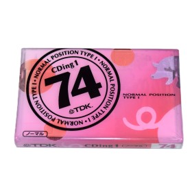 Cinta de Cassette vírgen TDK CDing 1 74min