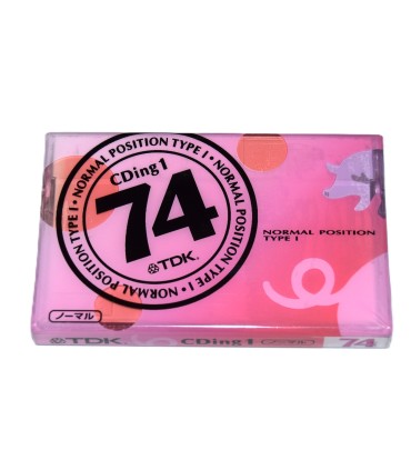 Cinta de Cassette vírgen TDK CDing 1 74min