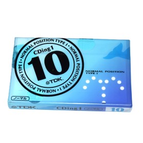 Cinta de Cassette vírgen TDK CDing 1 10min