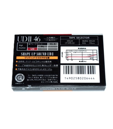Cinta de Cassette vírgen Maxell UDII 46min