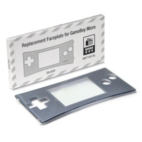 Frontal GameBoy Micro (plata)