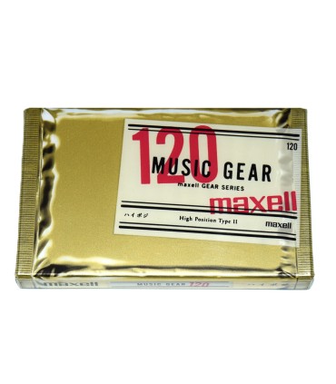Cinta de Cassette vírgen Maxell Music Gear 2 120min