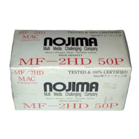Caja 50 disquetes 3 1/2 2HD Nojima Macintosh
