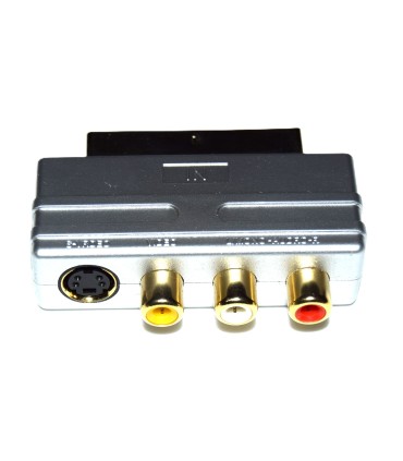 Adaptador RCA+S-Video a euroconector HQ