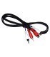 OUTLET Cable prolongador Audio estéreo RCA macho-hembra 1.5m. económico