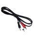 OUTLET Cable Audio estéreo RCA macho-jack 3.5 macho 1.5m. económico