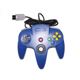 Mando compatible Nintendo 64 azul (nuevo)
