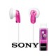 Auriculares botón Sony MDR-E9 rosa