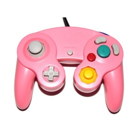 Mando compatible Gamecube/Wii rosa