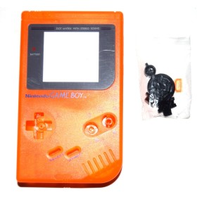 Carcasa GameBoy DMG-01 naranja transparente