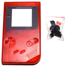 Carcasa GameBoy DMG-01 rojo transparente
