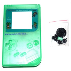 Carcasa GameBoy DMG-01 verde transparente