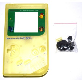 Carcasa GameBoy DMG-01 amarillo transparente