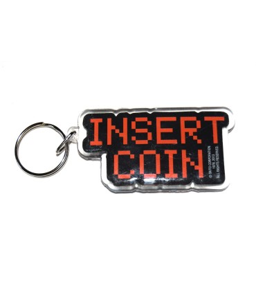 Llavero Space Invaders Insert Coin