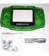 Carcasa GameBoy Advance Verde Transparente