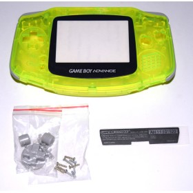 Carcasa GameBoy Advance Amarillo Transparente