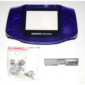 Carcasa GameBoy Advance Azul Transparente