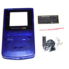Carcasa GameBoy Color Azul Transparente