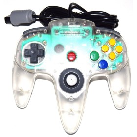 Mando compatible Nintendo 64 transparente (nuevo)