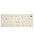 Teclado goma ZX Spectrum 16/48k blanco (fluorescente)