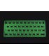Teclado goma ZX Spectrum 16/48k blanco (fluorescente)
