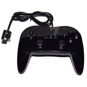 Mando compatible Wii/WiiU negro
