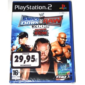 Juego Playstation 2 WWE Smackdown VS Raw 2008 (Nuevo)