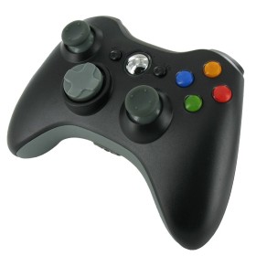 Xbox 360 wireless controller compatible negro (nuevo)