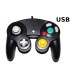 Mando tipo Gamecube USB negro