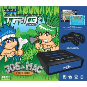 Consola Super Retro Trio plus HD azul edición Joe&Mac