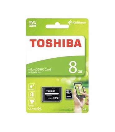 Tarjeta microSD + Adaptador a SD 8Gb.