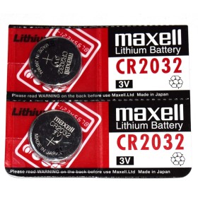 Pack 2 pilas de litio CR2032
