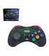 Mando inalámbrico Sega Saturn + USB 8 botones gris transparente